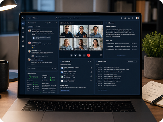 Secure workspace preview